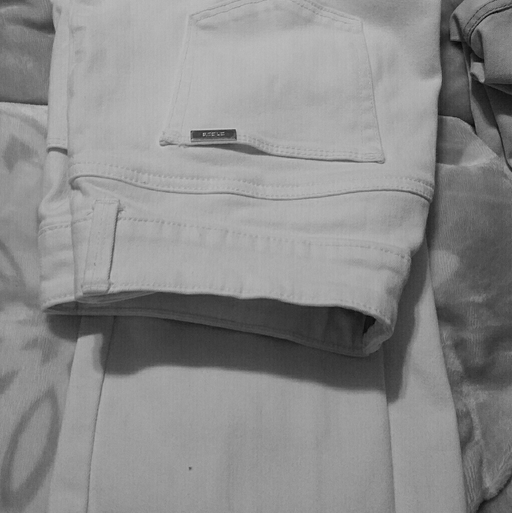 White skinny stretch jeans normal size 10